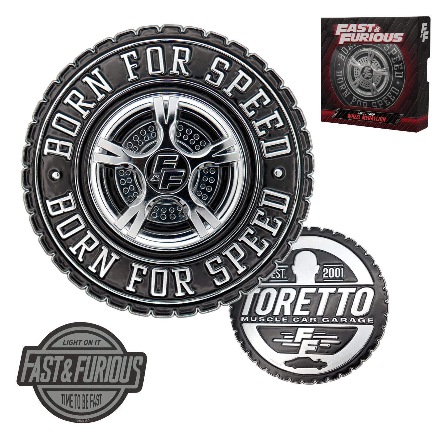 Médaillon collector Fast & Furious - ‘Born for Speed’
