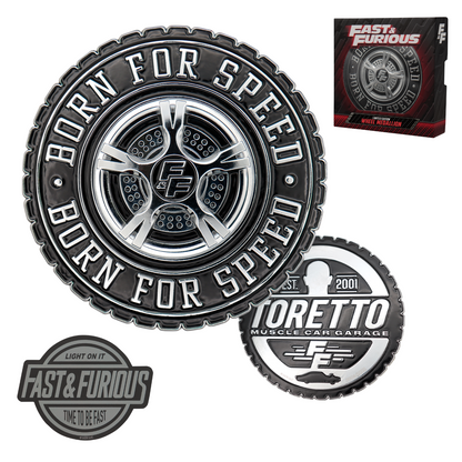 Médaillon collector Fast & Furious - ‘Born for Speed’