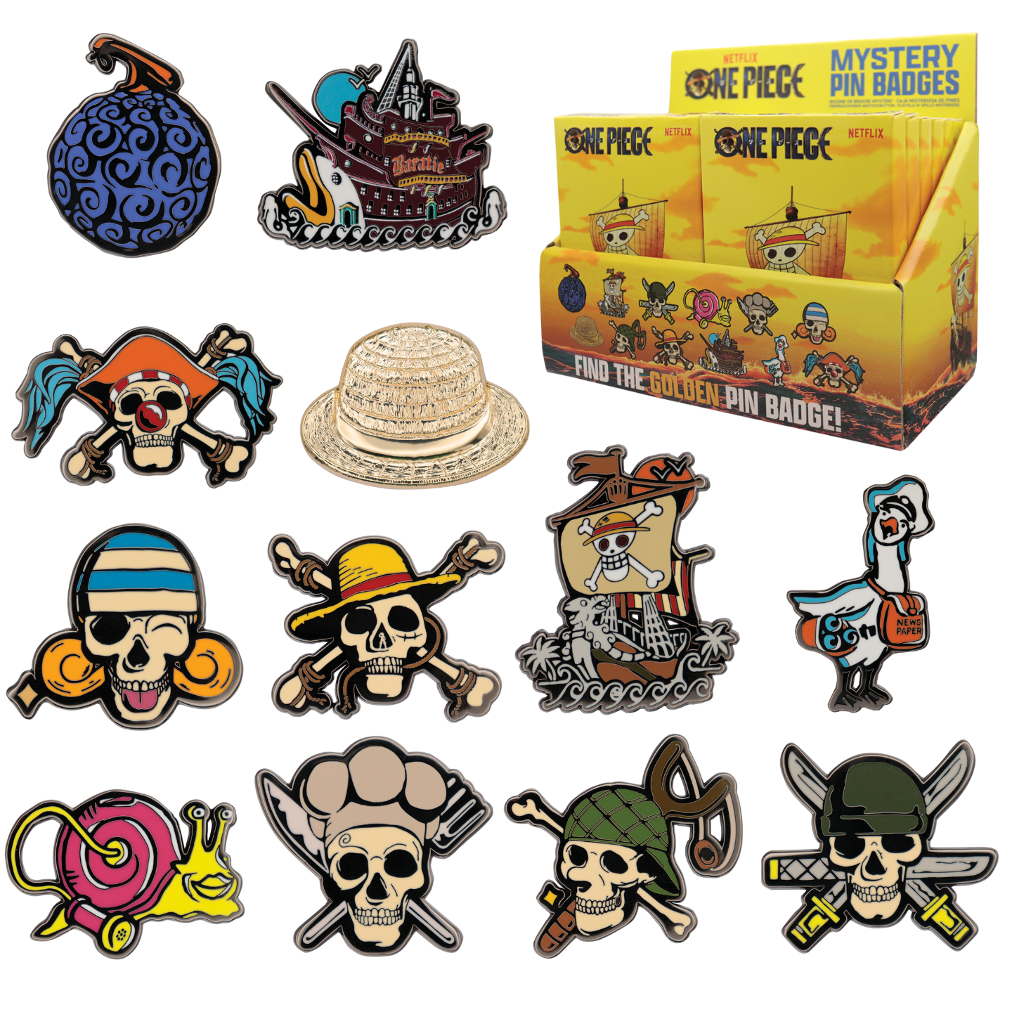Display de 12 blind boxes One Piece - Mystery