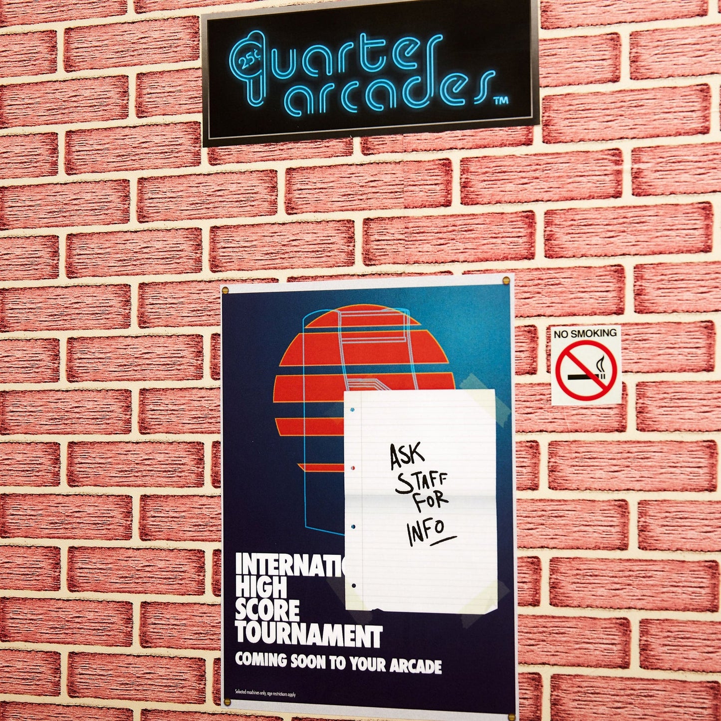 Quarter Arcades Aufkleber-Set