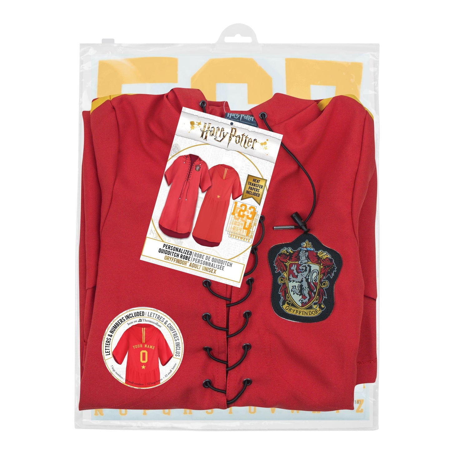 Robe de Quidditch Gryffondor personnalisable