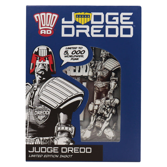 Lingot collector 2000 AD - Judge Dredd Comic Book Cover