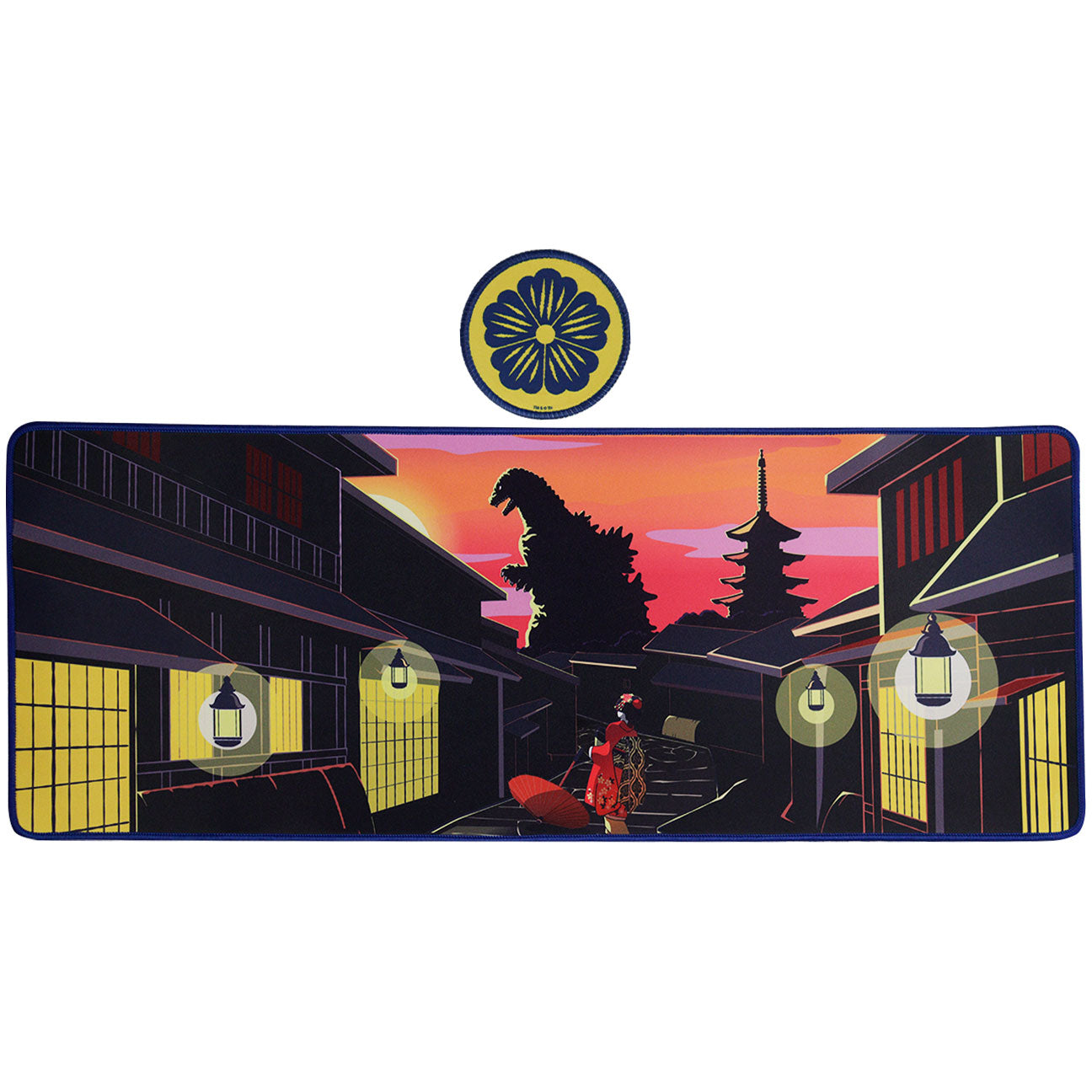 Desk pad & set de sous-verres Godzilla