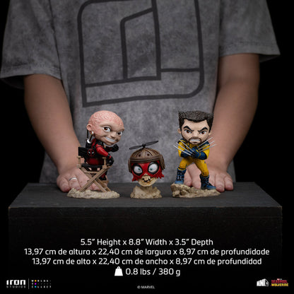 Deadpool, Wolverine and Headpool Figure - Deadpool & Wolverine - Mini Co.