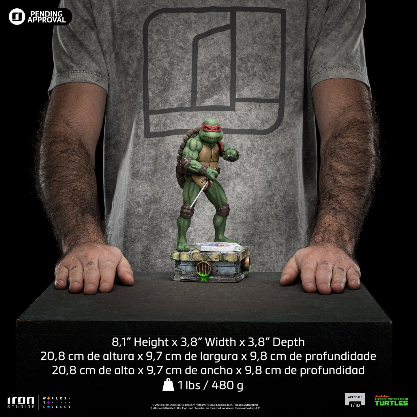 Raphael Statue - TMNT Movie - Art Scale 1/10 - Teenage Mutant Ninja Turtles