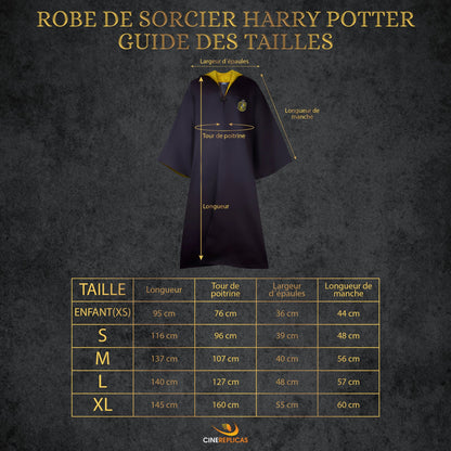 Robe de Sorcier Poufsouffle Enfants