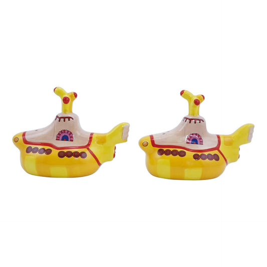 Salz- und Pfefferstreuer aus Keramik Die Beatles - Yellow Submarine