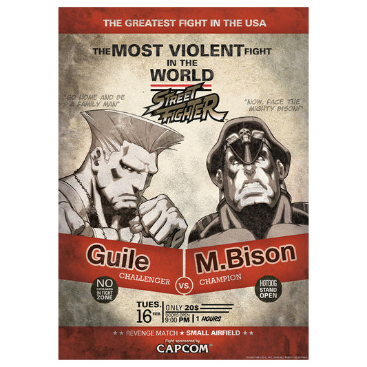 Affiche collector Street Fighter