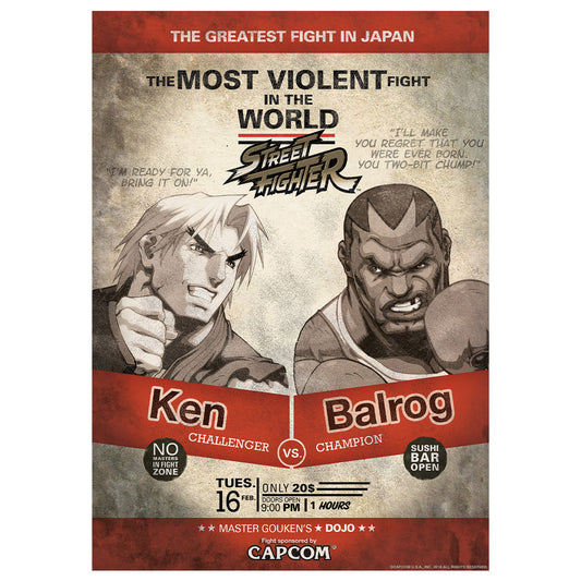 Affiche collector Street Fighter