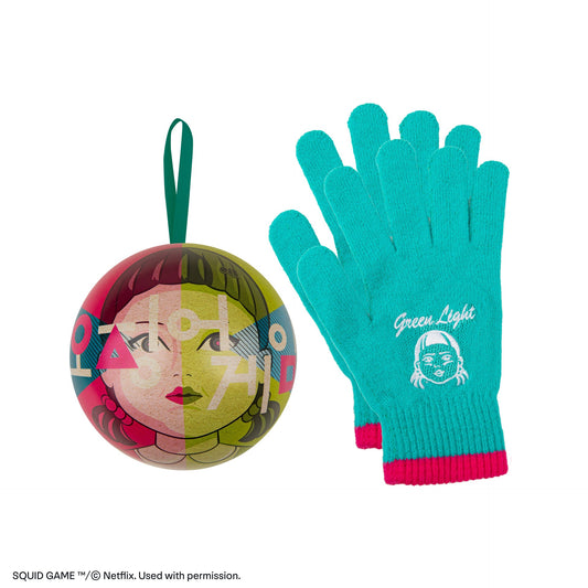 Weihnachtskapsel Handschuhe Young-Hee