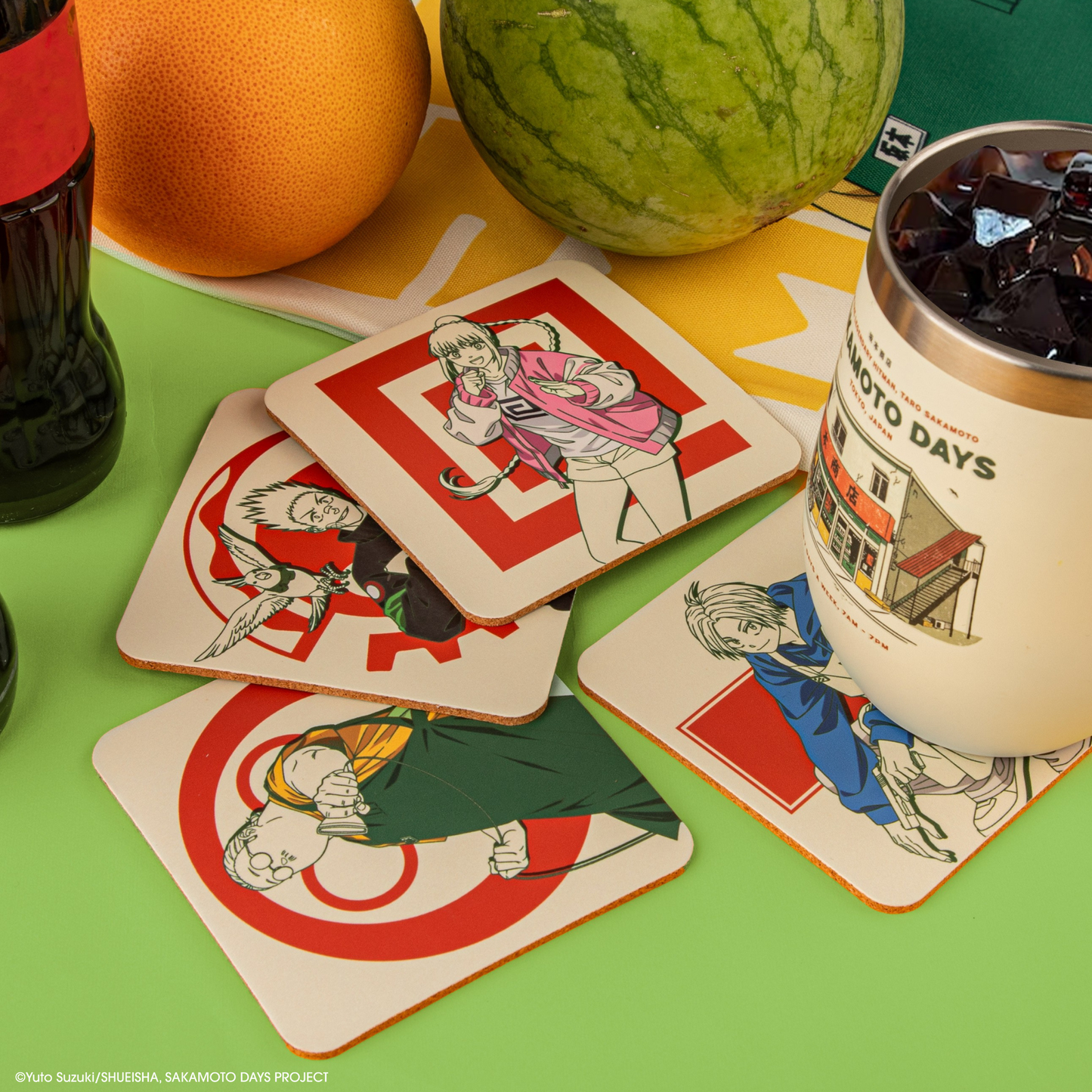 Set de 4 Sous-verres Chez Sakamoto