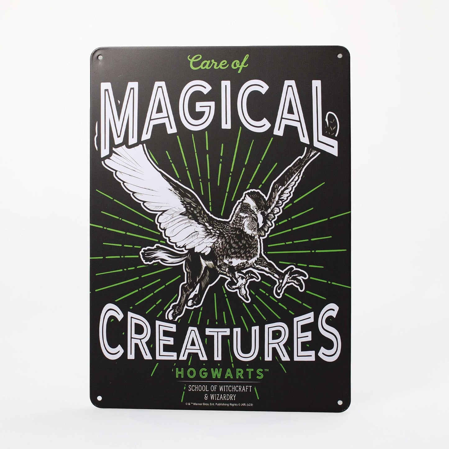 Dekorative Metallplatte Harry Potter - A5 Magical Creatures