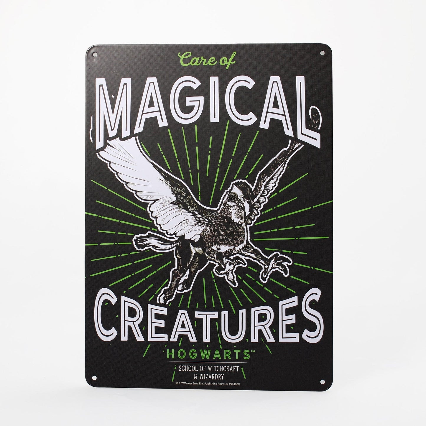 Dekorative Metallplatte Harry Potter - A5 Magical Creatures