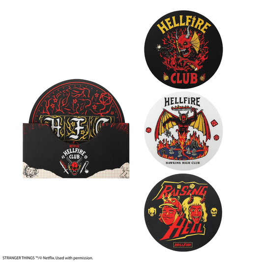 *Set de 4 Sous-verres Hellfire Club