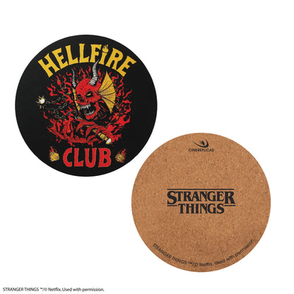*Set de 4 Sous-verres Hellfire Club