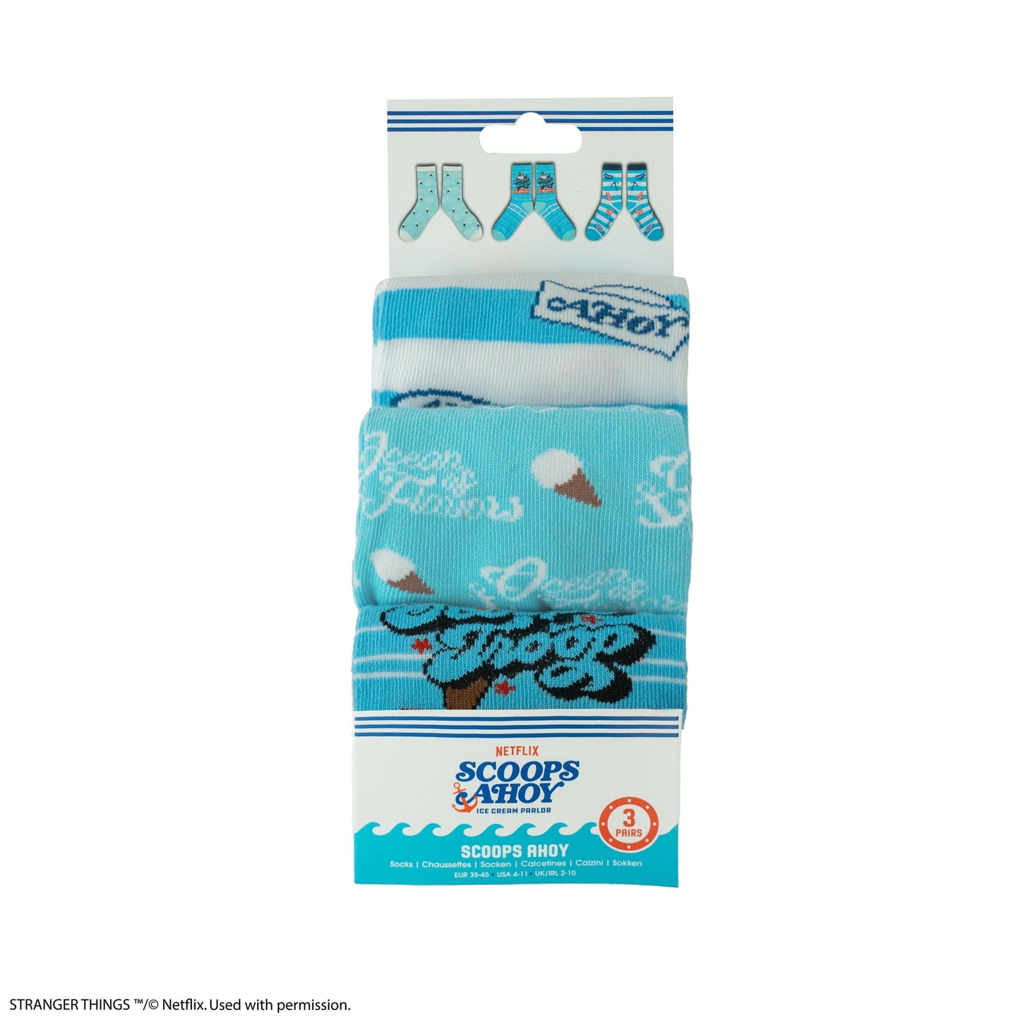 *Set de 3 Paires de Chaussettes Scoops Ahoy