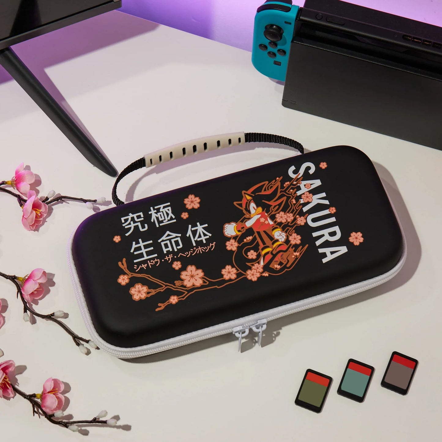 Etui pour Nintendo Switch Sonic le Hérisson - Shadow le Hérisson "Sakura"