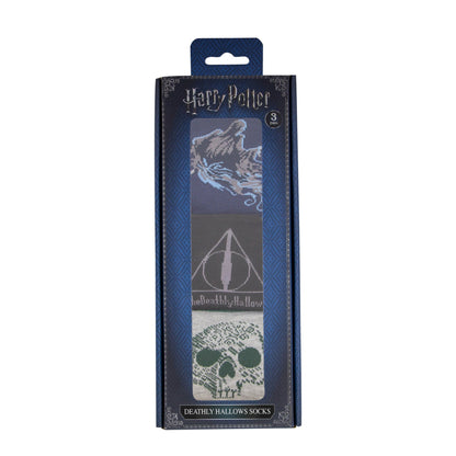 *Set de 3 Paires de Chaussettes Les Reliques de la Mort Edition Deluxe