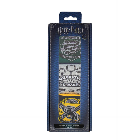 *Set de 3 Paires de Chaussettes Quidditch Poudlard Edition Deluxe