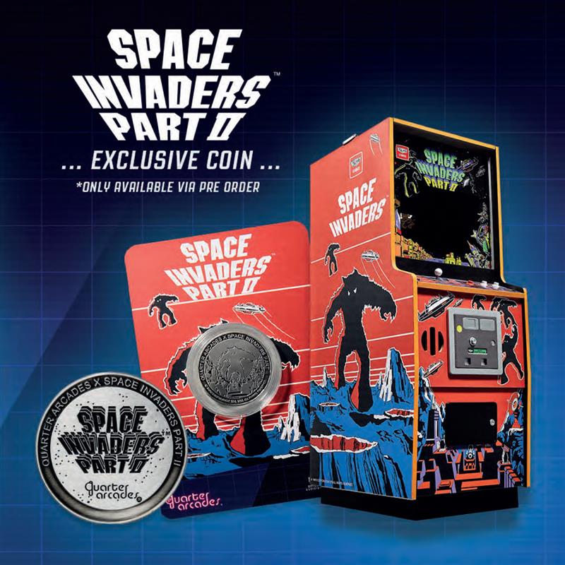 Quarter size Arcade Cabinet Space Invaders Part II