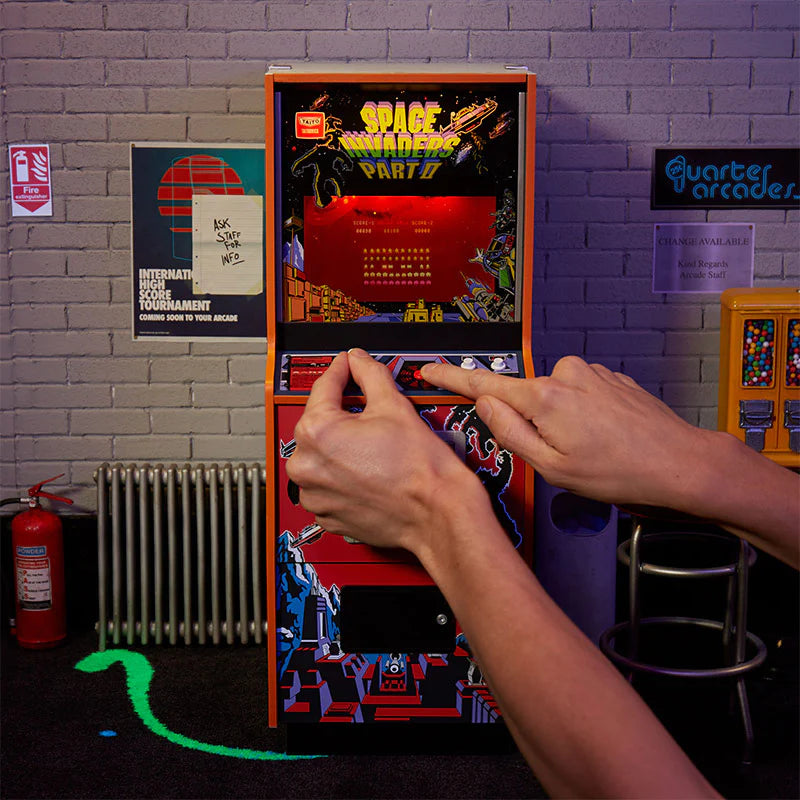 Viertelgroßer Arcade-Schrank Space Invaders Teil II