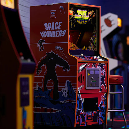 Viertelgroßer Arcade-Schrank Space Invaders Teil II