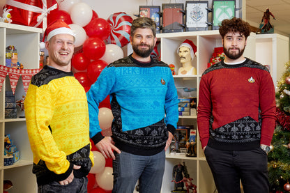 Red Star Trek Christmas Sweater