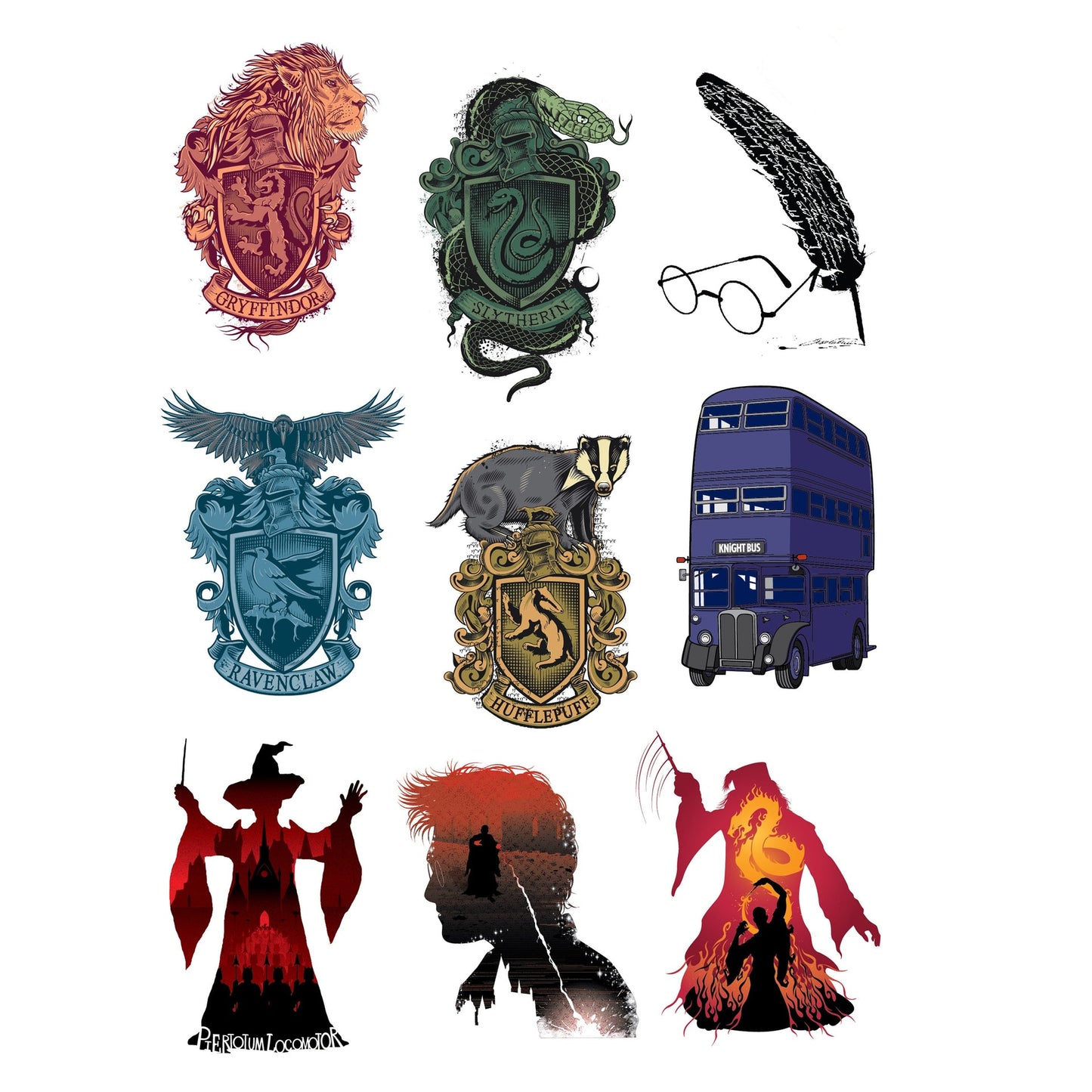 Autocollants Harry Potter
