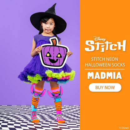 STITCH NEON HALLOWEEN-SOCKEN