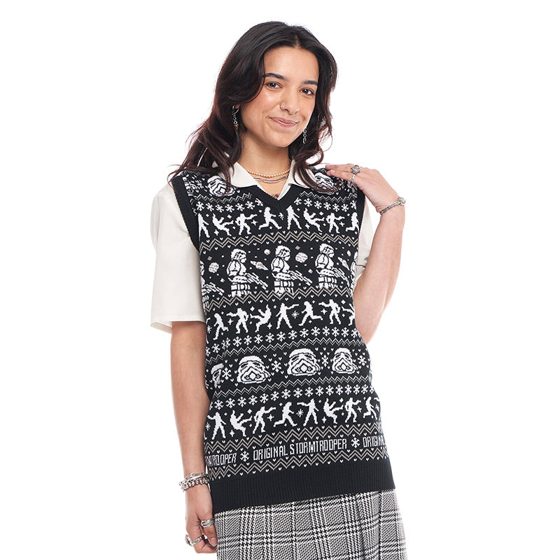 Stormtrooper Knitted Christmas Tank Top