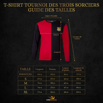 T-shirt "Tournoi des Trois Sorciers" Harry Potter
