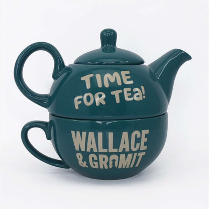 Wallace & Gromit Individual Tea Set - The Wrong Trousers