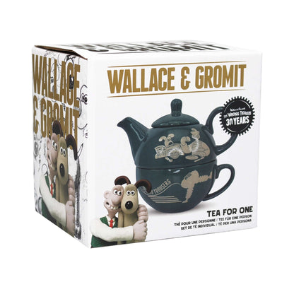 Wallace & Gromit Individual Tea Set - The Wrong Trousers