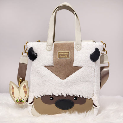 Tote Bag with Charm Avatar: The Last Airbender - Appa &amp; Momo