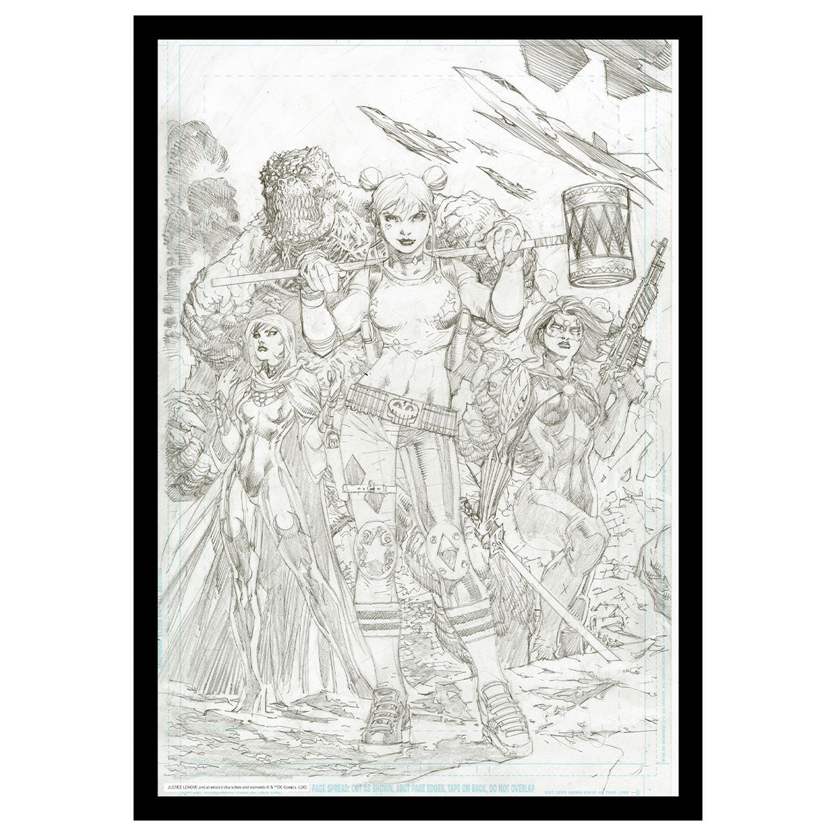 Affiche collector DC Comics - Harley Quinn