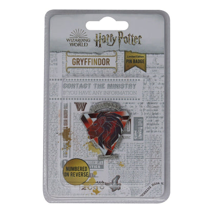 Harry Potter Gryffindor Pin - Limited Edition 