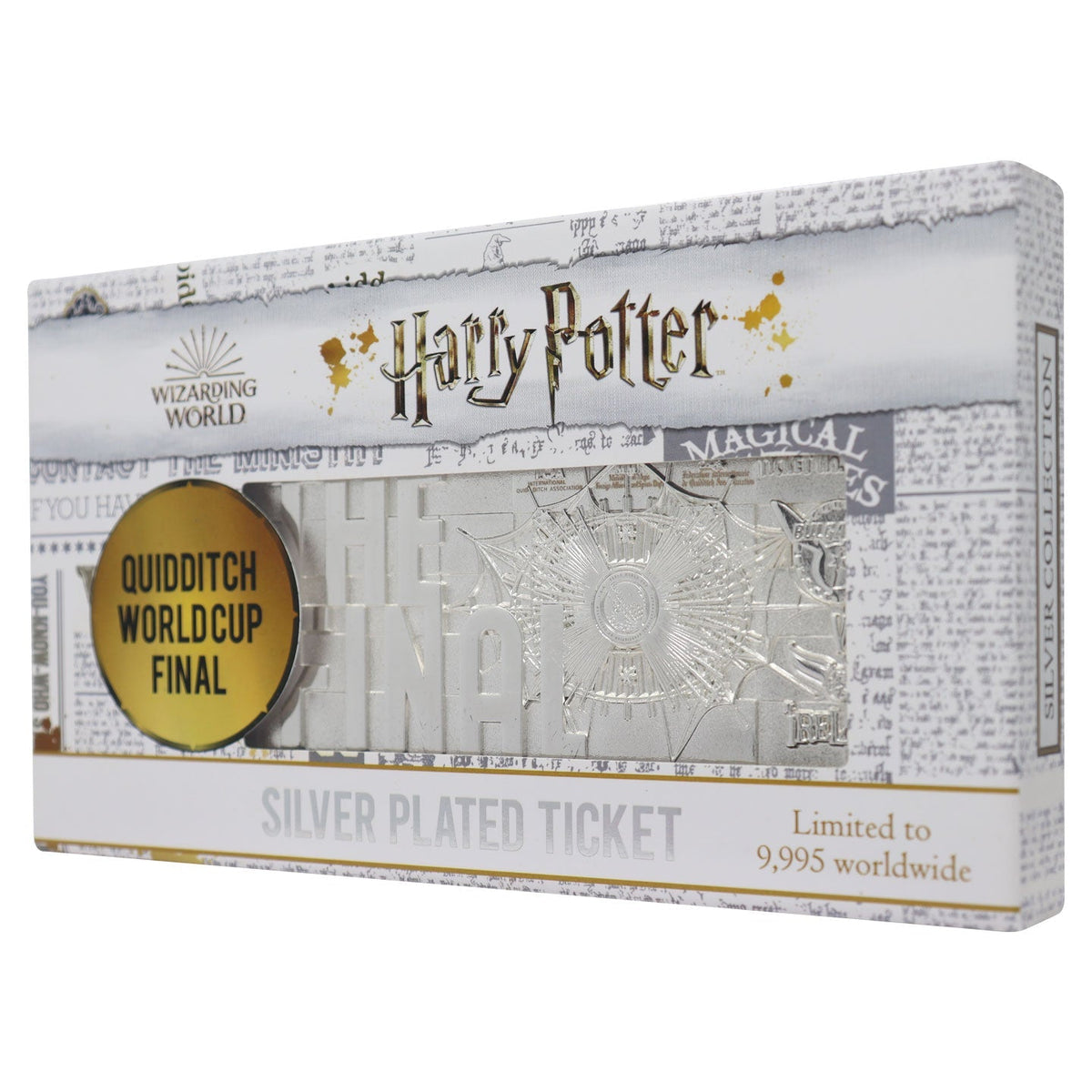 Réplique collector Harry Potter - .999 Silver Plated Quidditch World Cup TicketTRéplique collector Harry Potter - .999 Silver Plated Quidditch World Cup TicketiRéplique collector Harry Potter - .999 Silver Plated Quidditch World Cup TicketcRéplique collector Harry Potter - .999 Silver Plated Quidditch World Cup TicketkRéplique collector Harry Potter - .999 Silver Plated Quidditch World Cup TicketeRéplique collector Harry Potter - .999 Silver Plated Quidditch World Cup TickettRéplique collector Harry Potter 