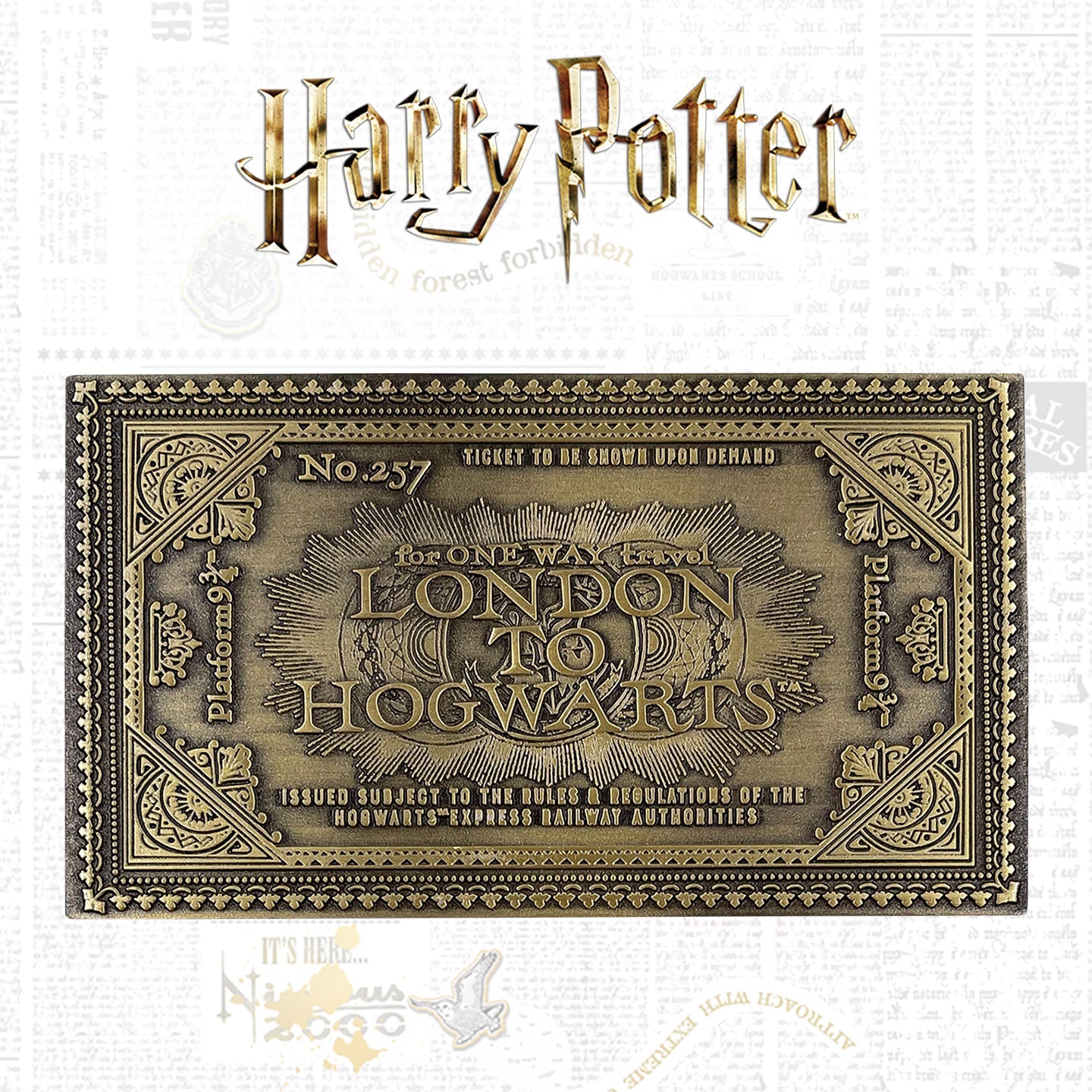 Ticket collector Harry Potter - Hogwarts Express Train