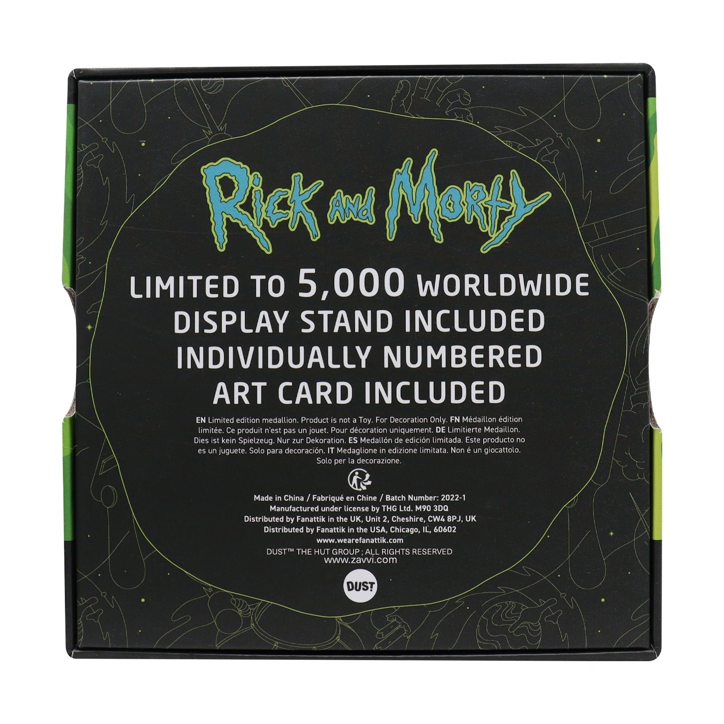 Médaillon collector Rick and Morty