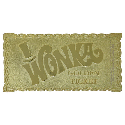 Ticket collector Willy Wonka - Golden