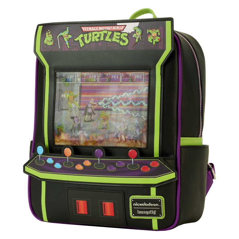 Ninja Turtles Mini-Rucksack – Arcade Vintage Lenticular