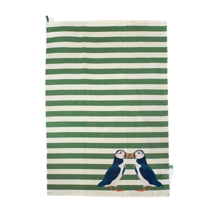 RSPB tea towel - puffins
