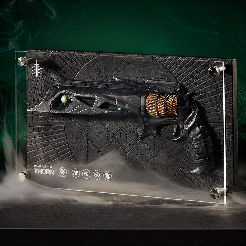 Plaque Réplique Destiny Exotic Armory Collection "Thorn"