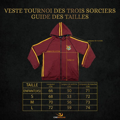 Veste "Tournoi des Trois Sorciers" Harry Potter