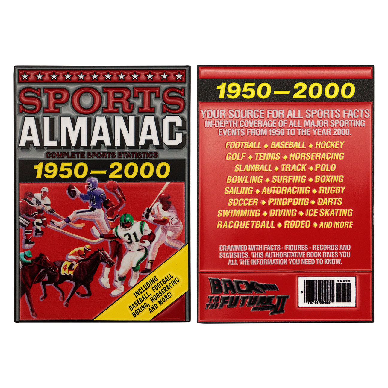 Lingot collector Retour vers le Futur - Sports Almanac