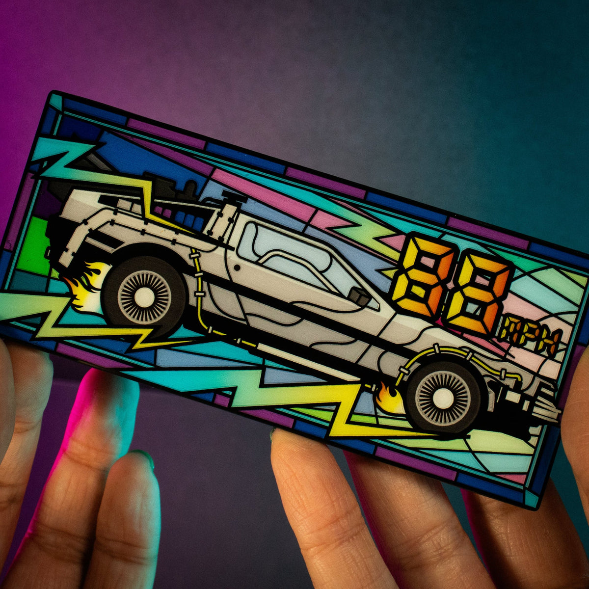 Lingot collector Retour vers le Futur - Stained Glass Style