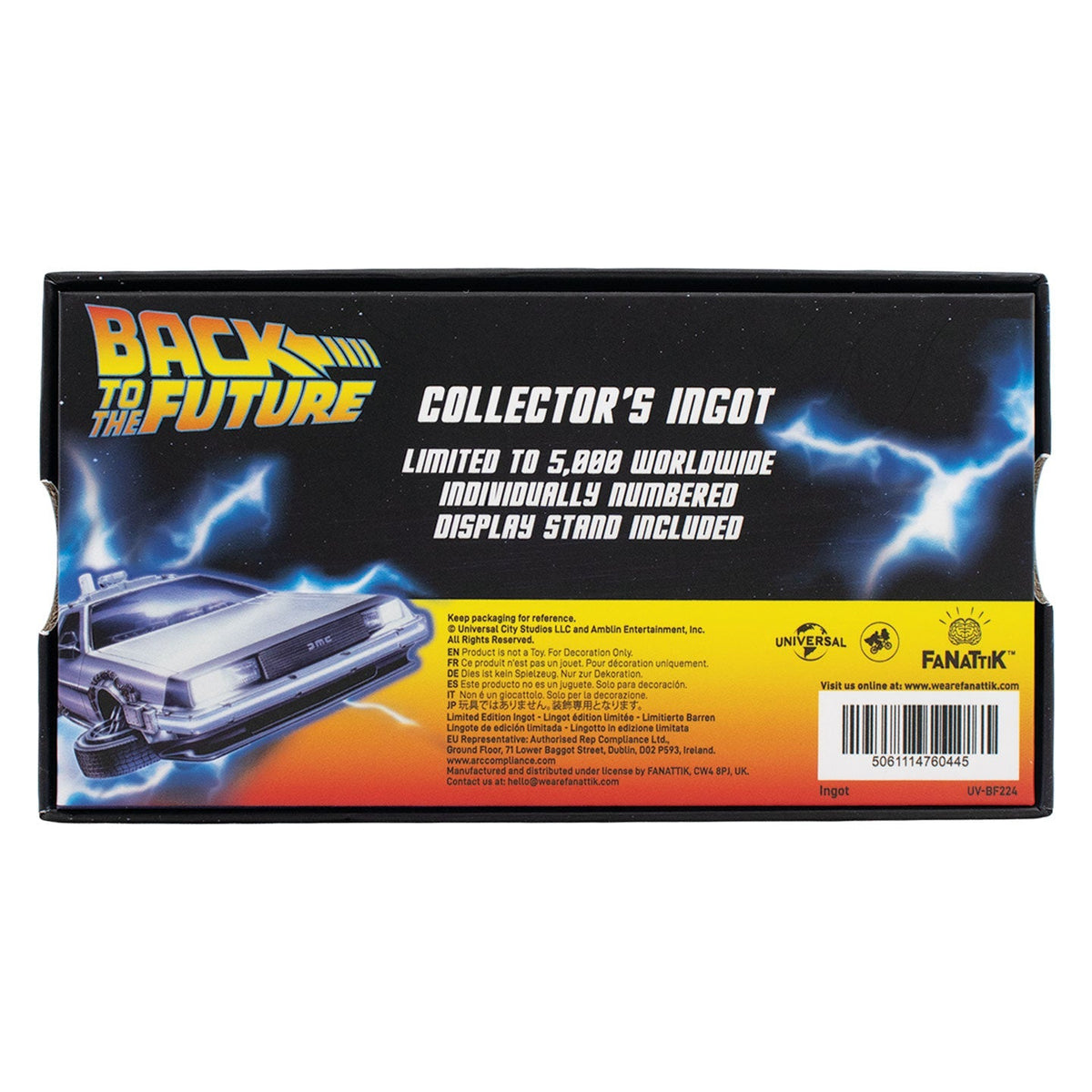 Lingot collector Retour vers le Futur - Stained Glass Style