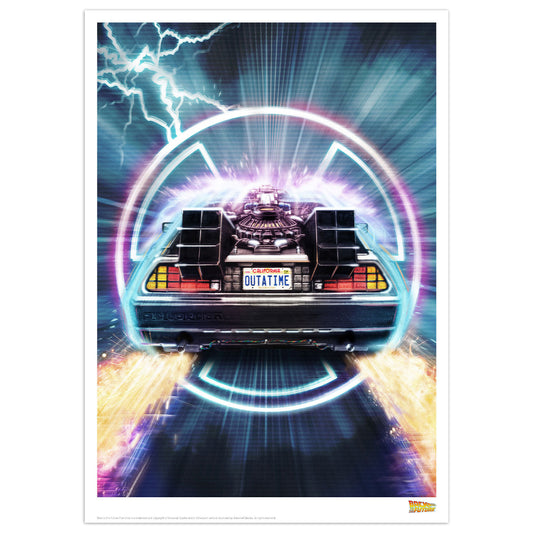 Affiche collector Retour vers le Futur