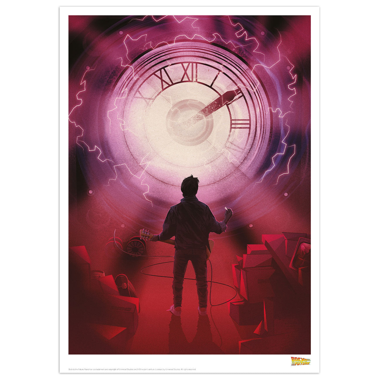 Affiche collector Retour vers le Futur