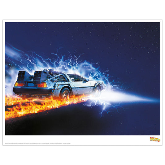 Affiche collector Retour vers le Futur